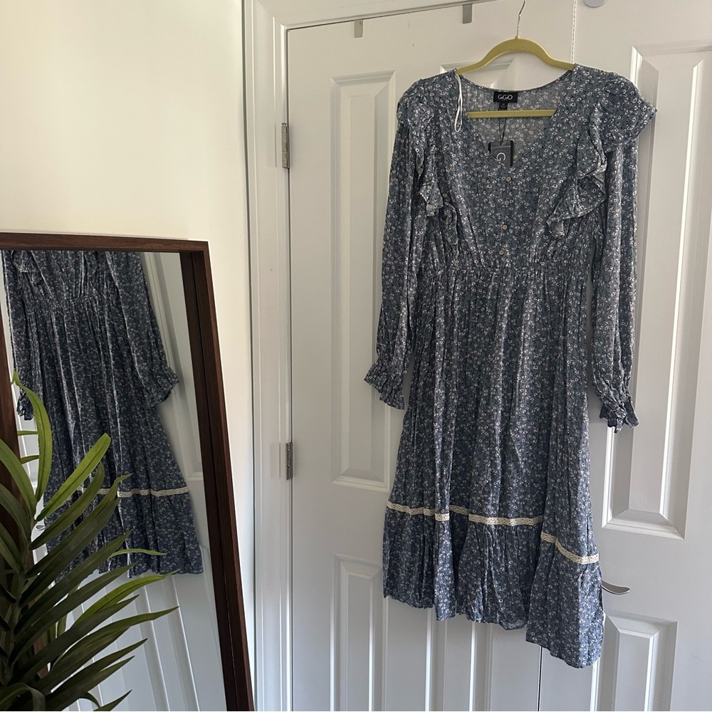 Gigio Floral Midi Maternity Dress